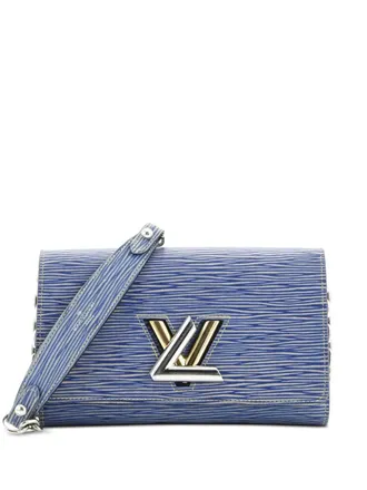 Louis Vuitton Twist Chain Wallet Epi Leather crossbody bag - Blu