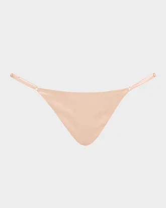 Kiki De Montparnasse Tous Les Jours Stretch Silk G-String