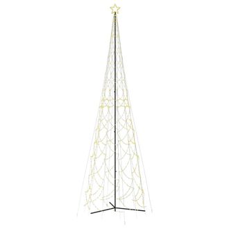 vidaXL &Aacute;rbol De Navidad C&oacute;nico Blanco C&aacute;lido Con 3000 Led, 230 X 800 Cm Vidaxl