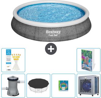 Bestway Piscina Bestway Fast Set Redonda - 396x84 Cm - 7-piezas S338