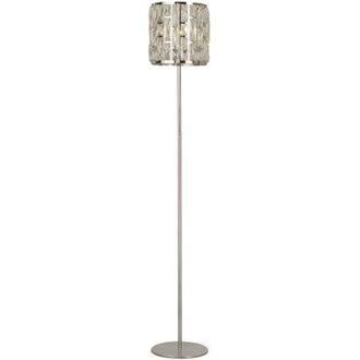 Searchlight Searchlight - Piantana Contemporaneo Gioiello Acciaio Cromo Cristallo Trasparente 1 Luce E27