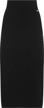 Dolce & Gabbana Zwarte Mini Rok - Dames - Maxi Rokken - Zwart - L - Polyester - Rokken