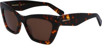 Ferragamo SF 929SN Asian Fit 242 Womens Sunglasses Tortoiseshell Size 55