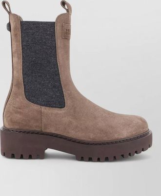 Brunello Cucinelli suede ankle boots