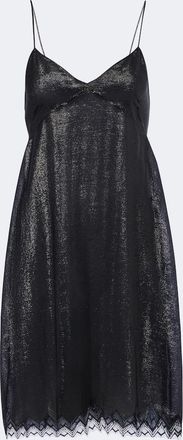 Tom Ford Vestido corto en mezcla de seda con encaje