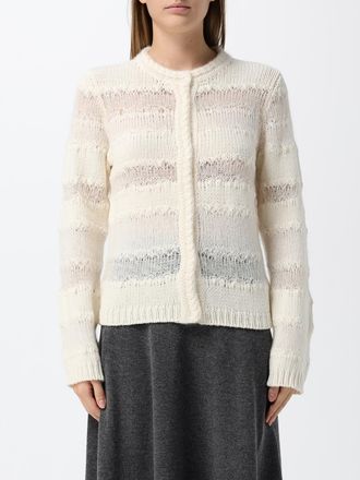 Fabiana Filippi Cardigan girocollo in lana vergine, seta e cashmere