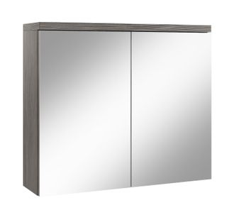 Badplaats Badplaats Armario Espejo Toledo 80 X 20 X 60 Cm - Roble Gris - M
