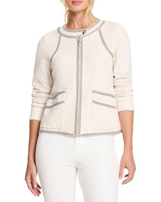 Nic+Zoe Lined Up Knit Jacket
