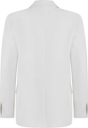 Coperni Womens Blazer Double-Breasted White Polyamide Blazers Jacket