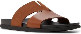 Aldo Marcelo Slide Sandal in Cognac at Nordstrom, Size 11