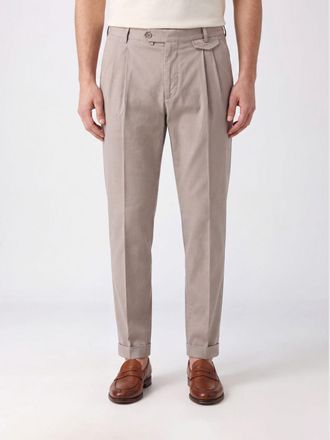 Santaniello Pantaloni sartoriali in cotone e lino