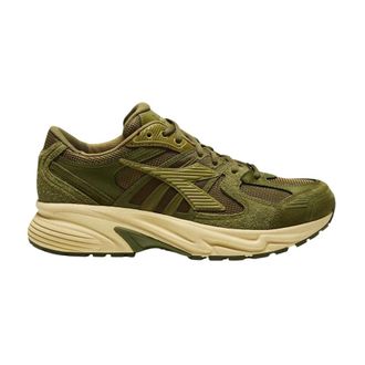 Diadora Heren, Schoenen, Groen, Maat: 46 EU Leer