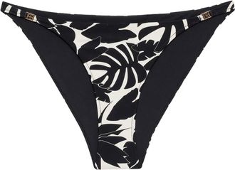 Anine Bing Slip bikini Bellamy con stampa - Nero