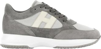 Hogan Interactive Allacciato - Heren - Sneakers - Grijs - 40 1/2 EU - Leer - Schoenen
