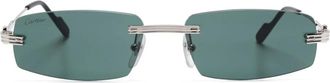 Cartier Occhiali da sole squadrati - Argento
