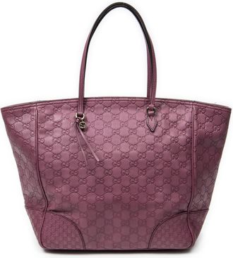 Gucci Pre-owned Womens Bree Tote Shoulder Bag - Purple - One Size