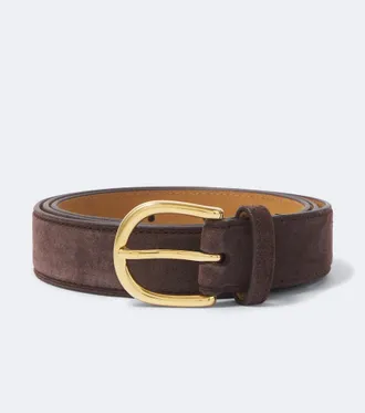 George Cleverley Suede belt