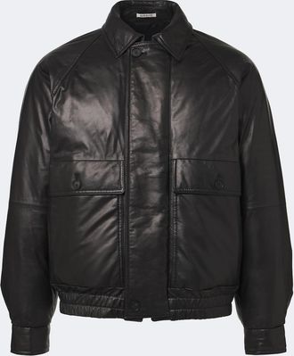 Auralee Chaqueta de plumas de piel