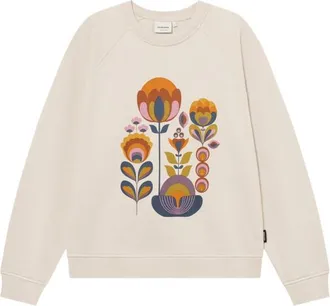 Dedicated Sweatshirt Ystad Autumn Harvest Pullover f&uuml;r Damen | beige