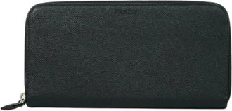 Prada Pre-owned Wallets, female, Black, Size: ONE SIZE Pre-owned Vintage Wallet