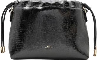 A.P.C. Bucket Bags, female, Black, Size: ONE SIZE Ninon Mini Bag