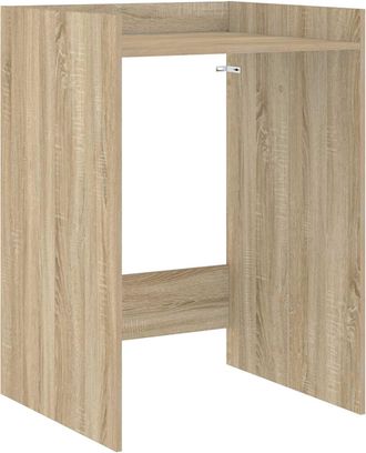 vidaXL Armario Para Lavadora Roble Sonoma 67,5 X 62 X 97 Cm Vidaxl