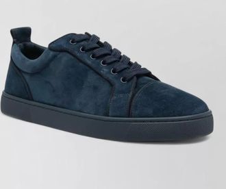 Christian Louboutin leather logo-print lace-up sneakers