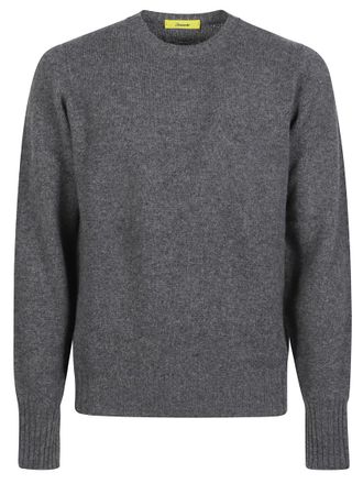 Drumohr Grey Round-Neck Sweater