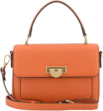 Pourchet Dames, Tassen, Oranje, Maat: ONE Size Leer