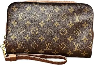 Louis Vuitton Pre-owned Clutches, female, Brown, Size: ONE SIZE Pre-owned Orsay Monogram Clutch Bag
