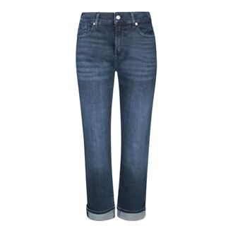 7 For All Mankind Straight Jeans, female, Blue, Size: W28 Relaxed Skinny Jeans