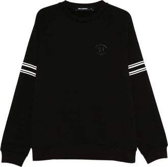 Karl Lagerfeld Felpa con righe - Nero