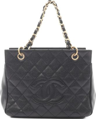 Chanel Borsa a spalla trapuntata con catena 2000-2002 - Nero