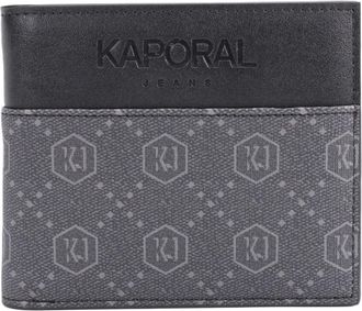 Kaporal Polly Wallet - Heren - Portefeuilles - Zwart - ONE Size - Polyester - Accessoires