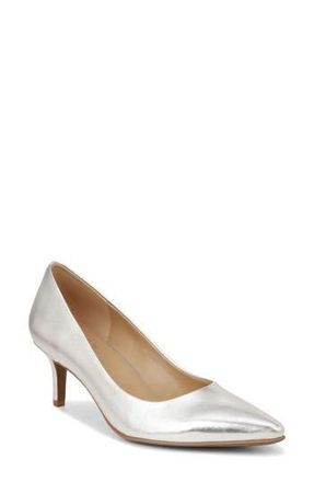 Naturalizer Everly Pump in Silver Leather at Nordstrom Rack, Size 9.5