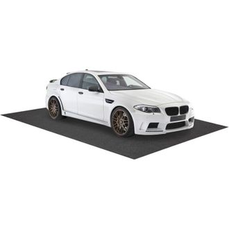 Costway Costway - Tappetino per Pavimento del Garage, 252,5 x 221 cm, Assorbente per Perdite dolio, Riutilizzabile e Lavabile, Protegge il Pavimento del