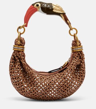 Chlo&eacute; Chlo&eacute; Bracelet Small woven leather shoulder bag