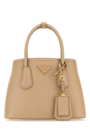 Prada Sand Leather Handbag