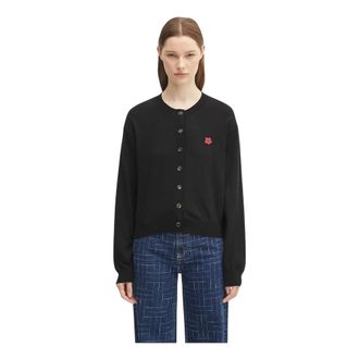 Kenzo Dames, Truien, Zwart, Maat: XS Wol