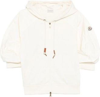 Moncler Hooded Puff-sleeve Jacket