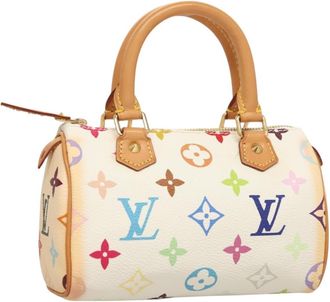 Louis Vuitton Speedy Mini Hl Handbag Monogram Multicolor Multicolour Canvas Handbag (Pre-Owned)