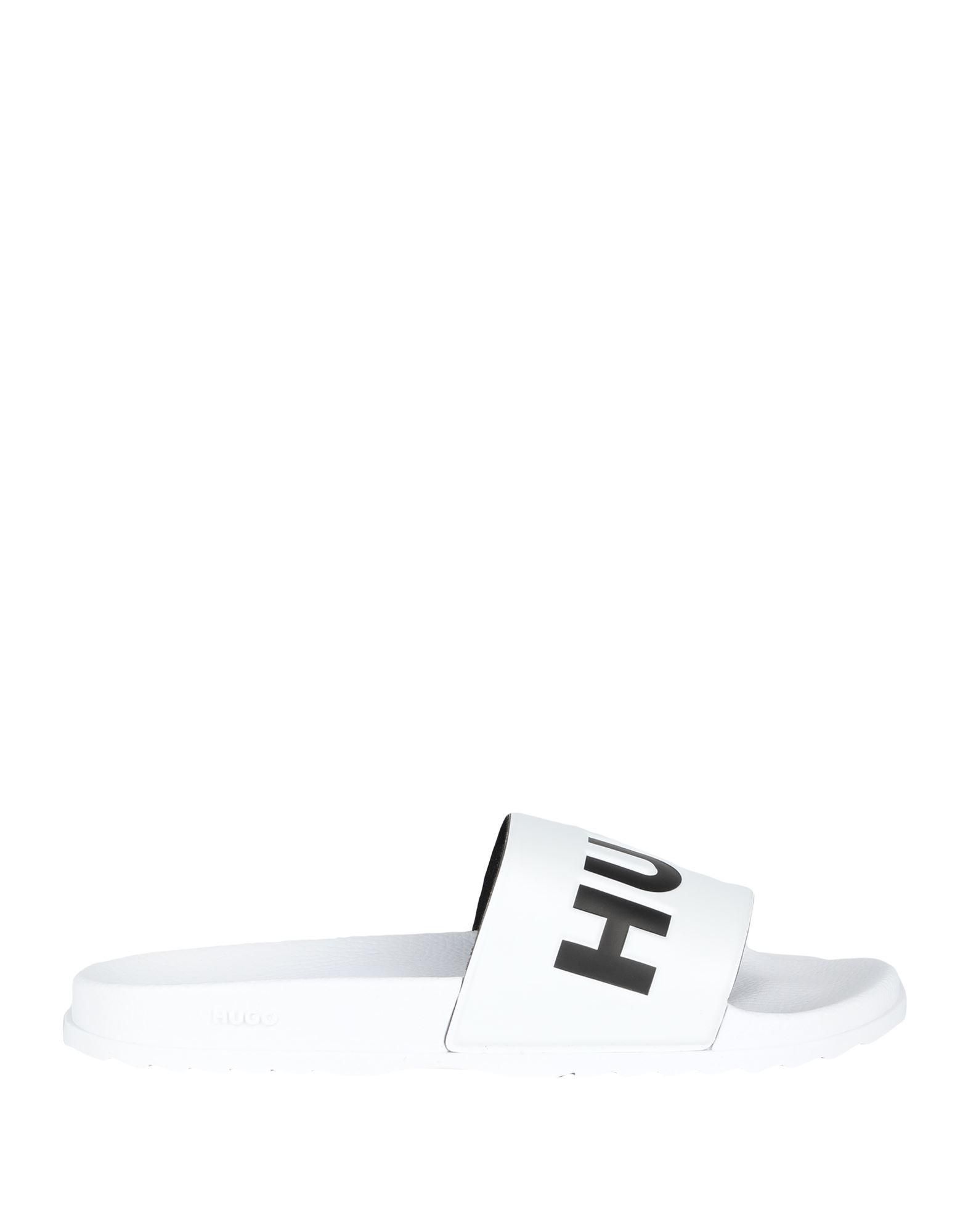 Hugo boss flip flops white hotsell