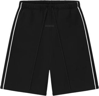 Fear of God Relaxed Fleece Sweatshort With Piping Jet Black Cloud White 160SP254550F