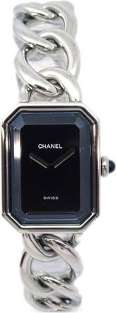 Chanel 1987 pre-owned Première 26mm - women - stainless steel - One Size - Black