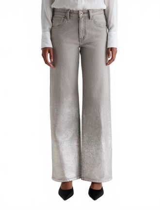 AG - Adriano Goldschmied Adria Low Rise Jean In Silver Myst