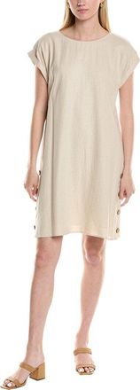 Jones New York Linen-Blend Shift Dress