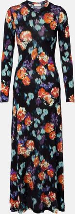 Ulla Johnson Amari printed jersey maxi dress