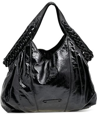 Michael Kors leather tote bag - women - Patent Leather - One Size - Black