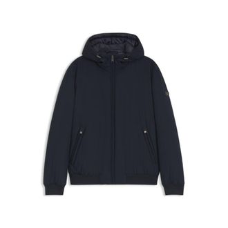 BOSS Water-repellent padded jacket with Double B monogram