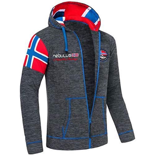 Nebulus Searcher Veste polaire chaude pour homme avec longue